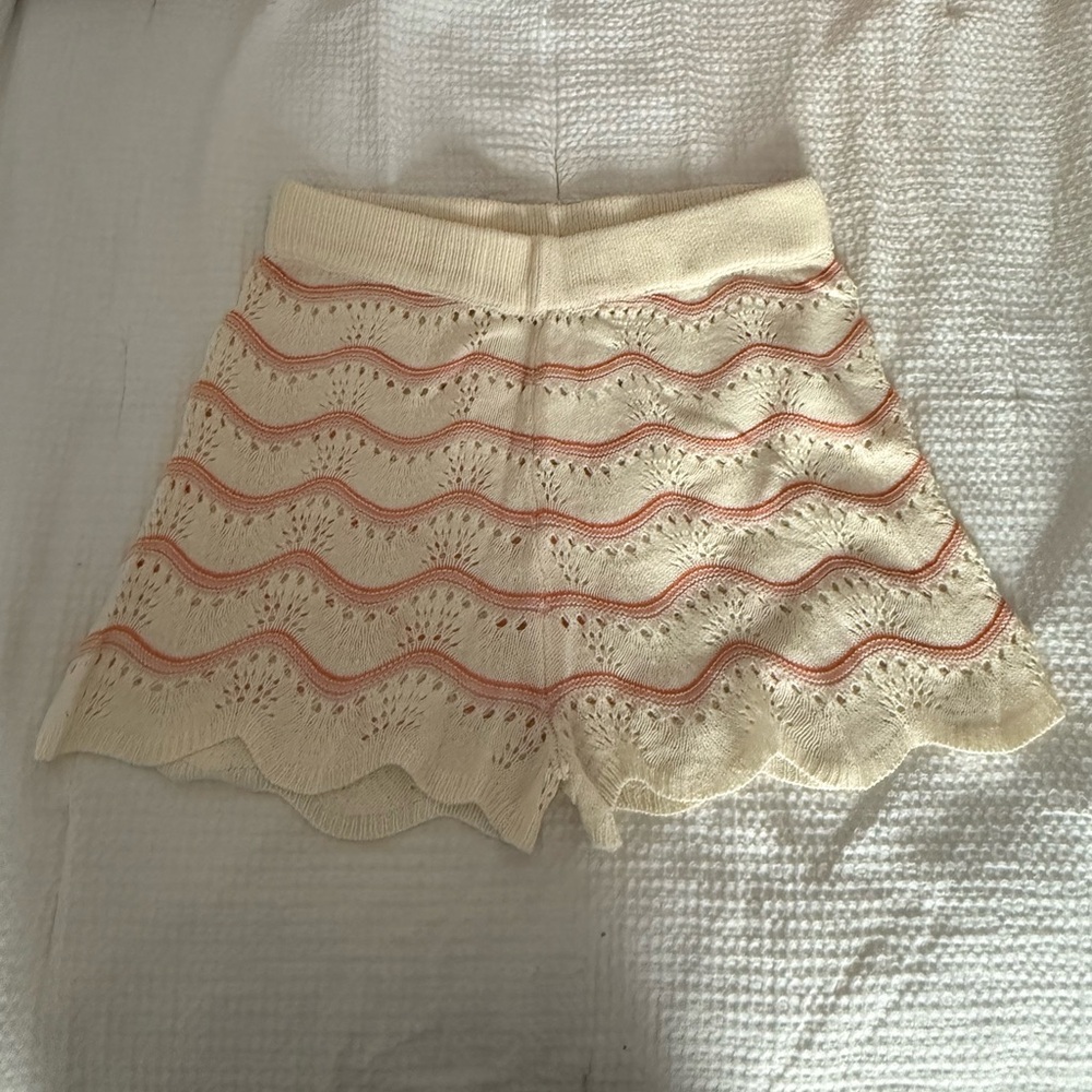 In The Style Soft Wavy Crochet Shorts